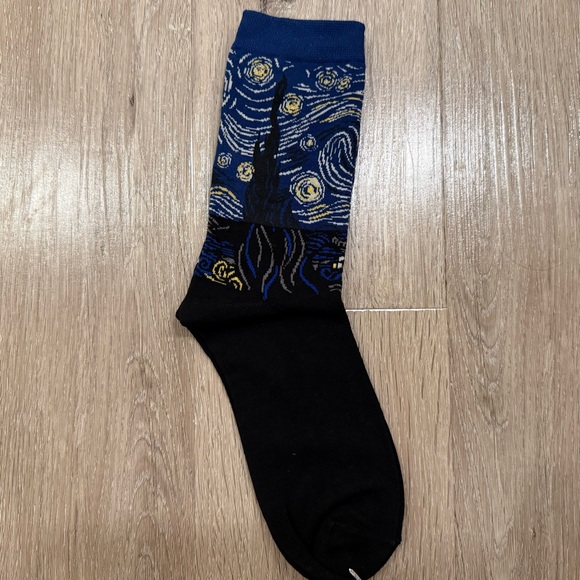 Starry Night Patterned Socks - Picture 2 of 3